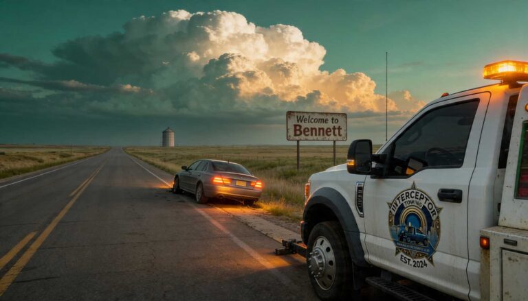 Private Property Towing in Bennett co