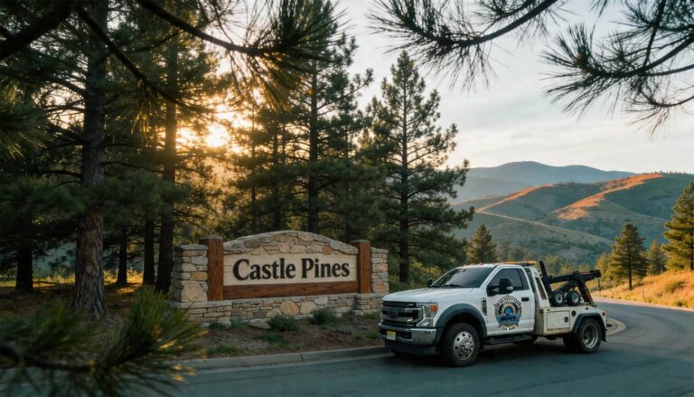 Private Property Towing in Castle Pines co