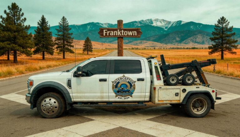 private property towing in Franktown co