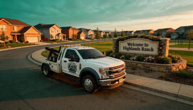 Private Property Towing in Highlands Ranch co