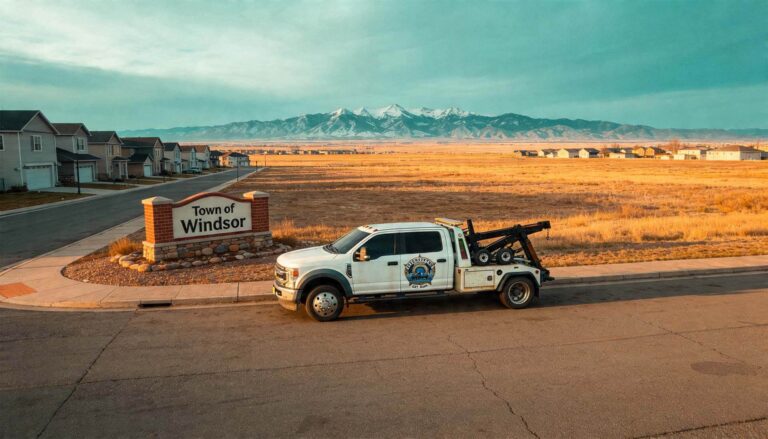 Private Property Towing in Windsor colorado